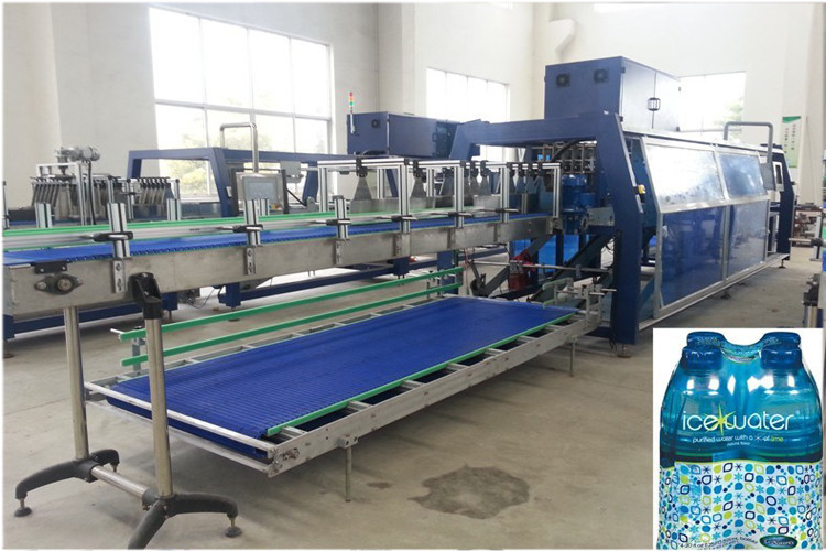 Automatic Plastic Film Packing Wrapper For Pure Water Mineral Water Still Water