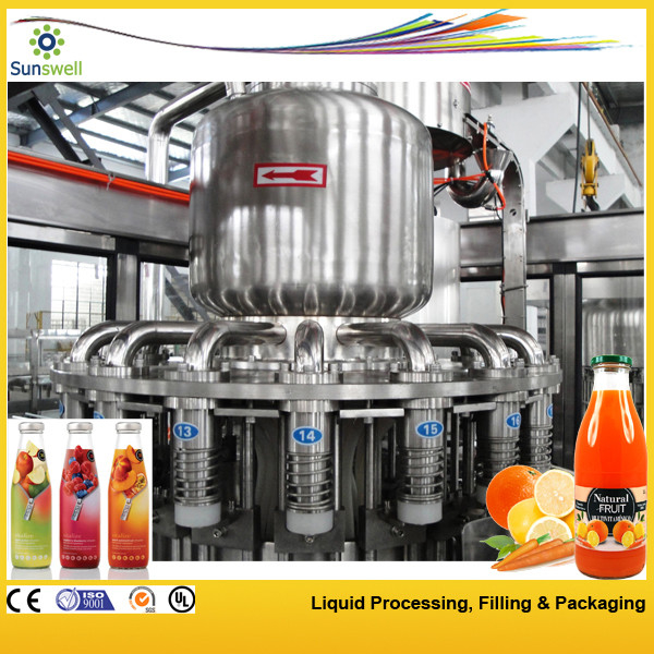 Automatic Juice Filling Machine 3-In-1 For Fresh Fruit Plant