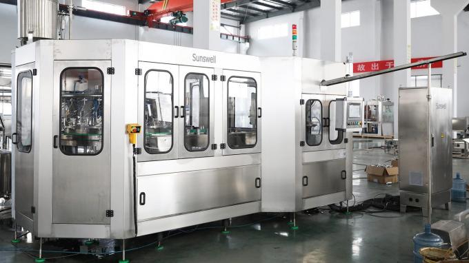 Высокоскоростной автоматический 3 в 1 Газовый напиток Газированные напитки Заполнительная машина Оборудование Стеклянная бутылка ЦСД завод 6