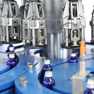 Automatic Liquid Pure Mineral Water Fruit Juice Carbonated Soft Drink Processing Bottling Machine Glass Bottle Tonic Filling Machine