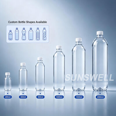 Automatic 24000BPH 500ml Pure Water Bottling Production Line Rinsing Filling Capping Unit