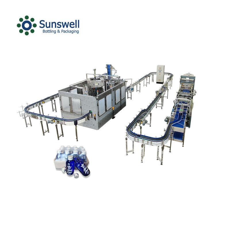 Liquid Filling Machinery Water Bottling Machine Plastic Packaging Material Suitable for Beverage Industry Production Line